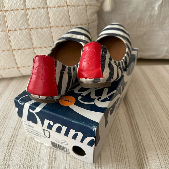 Lucky Brand Erin2 Stripe Flats Size 7 - Picture 3 of 5